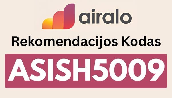 Airalo eSIM Rekomendacijos Kodas